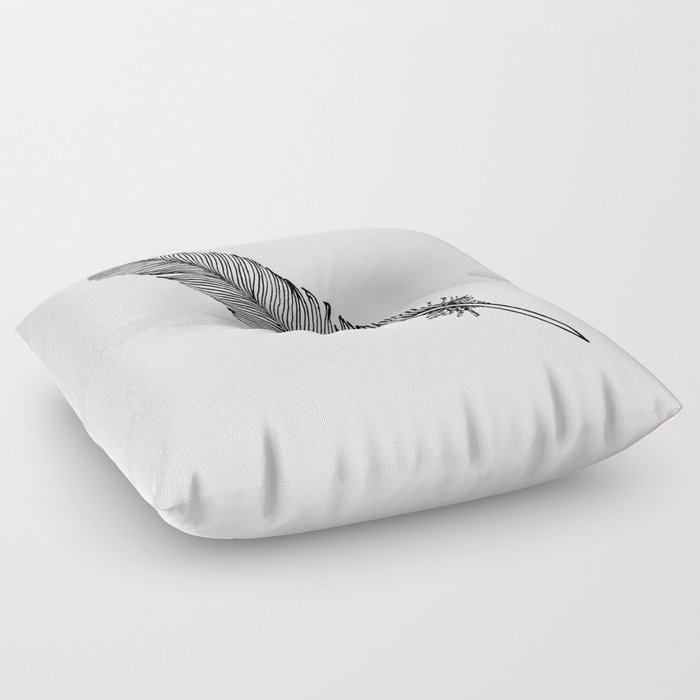 Quill Feather Floor Pillow