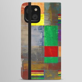 Mid-Century Modern Art - Rainbow Pride 2.0 iPhone Wallet Case