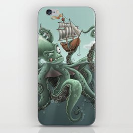 Kraken wants to play iPhone Skin