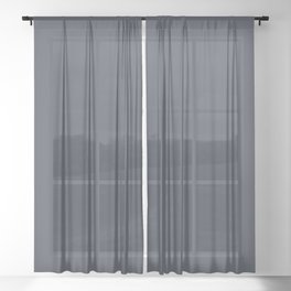 Slate Sheer Curtain