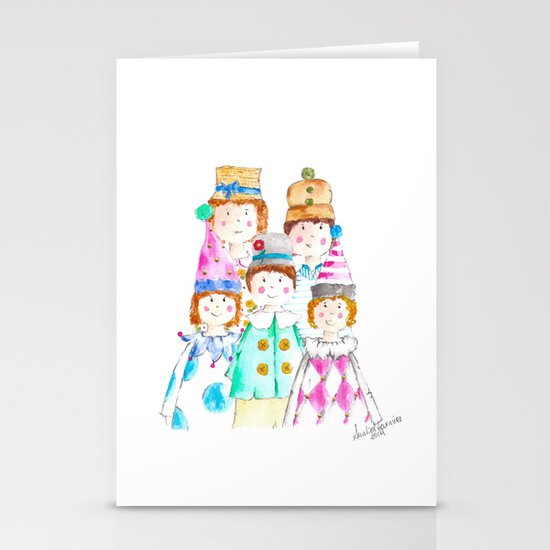 Circus Friends Stationery Cards