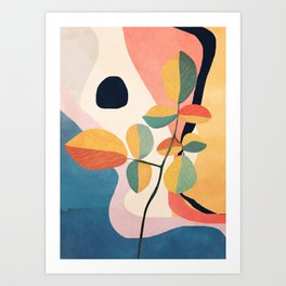Colorful Branching Out 28 Art Print