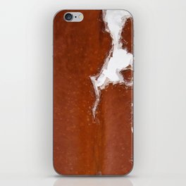 Cow Back Spots in Brown and White iPhone Skin