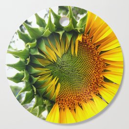 Sunflower Meditation / Partly Sunny  Cutting Board