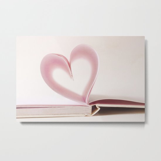 Valentine Pastel Heart Metal Print