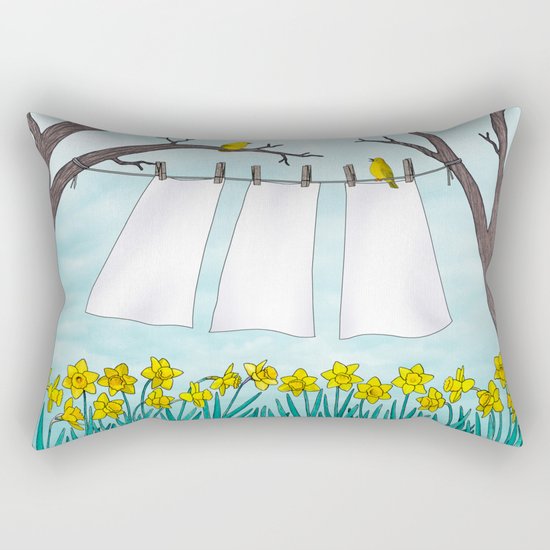 spring clean Rectangular Pillow
