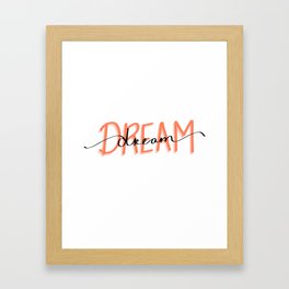 Dream Framed Art Print