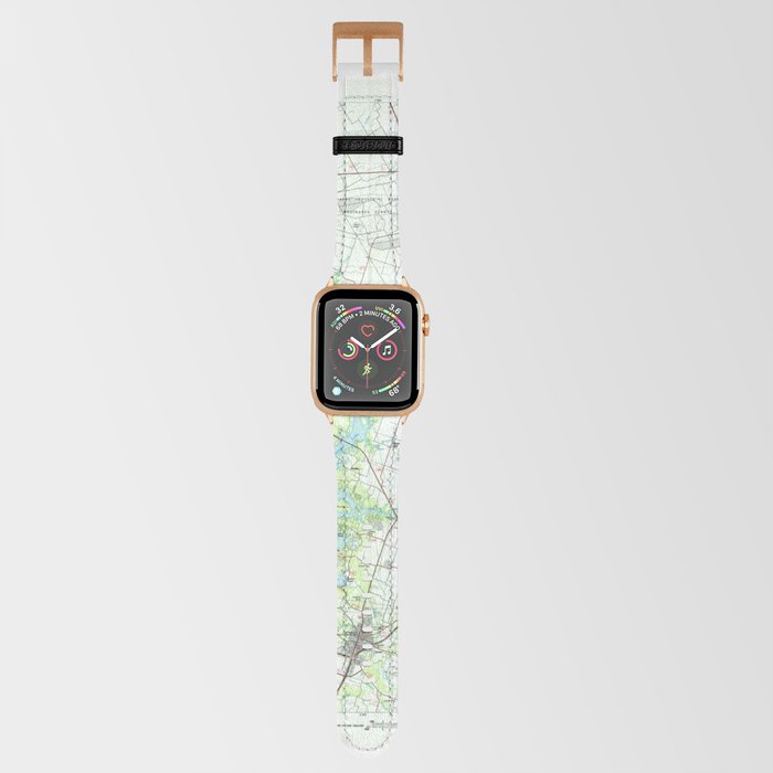 TX Temple 123469 1985 topographic map Apple Watch Band by