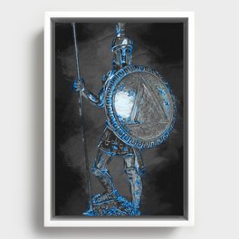 Ancient Warriors, Spartiates Framed Canvas