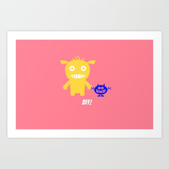 Best Friends Are Forever Art Print
