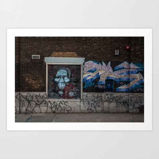 Spooky Street art Art Print