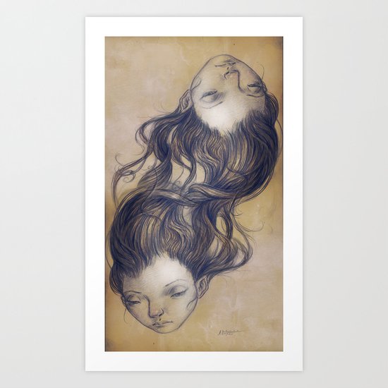 Siamese Art Print