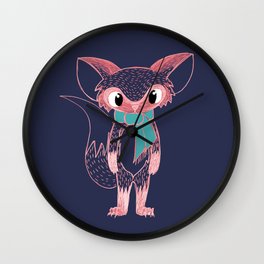 The Fox in the Snow Wall Clock