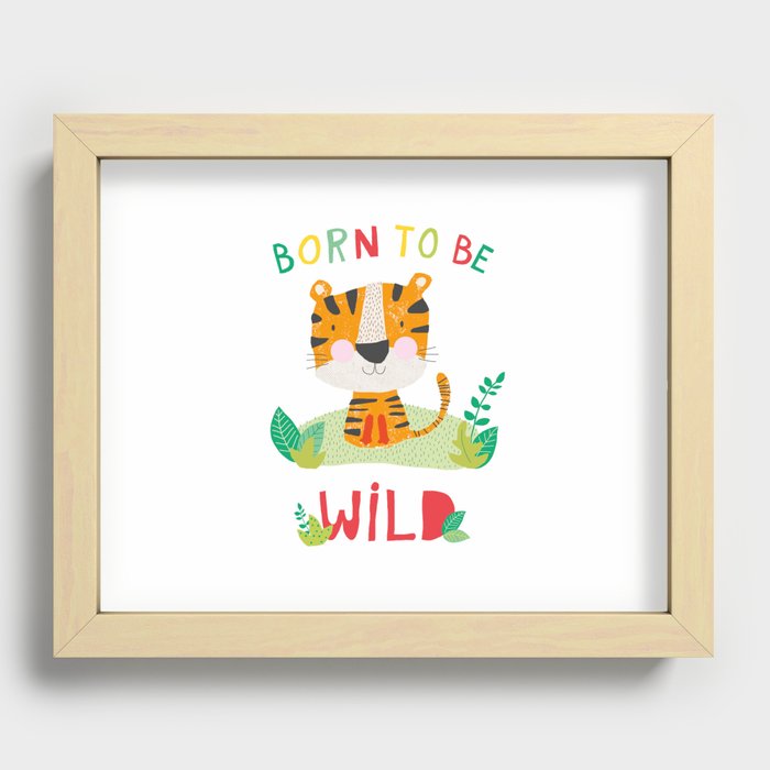 Born to Be Wild Recessed Framed Print