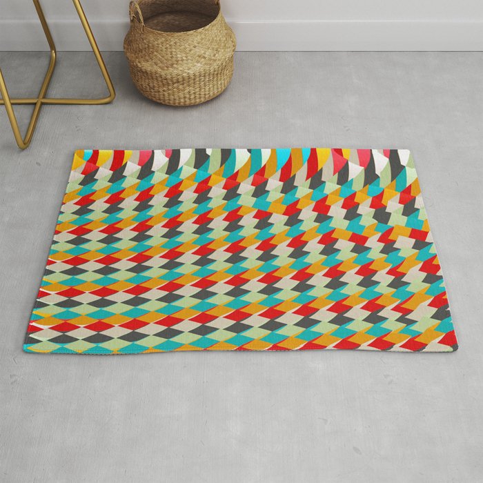 triangle color 4 Rug