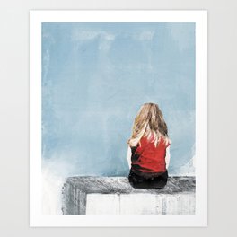 Little girl Art Print