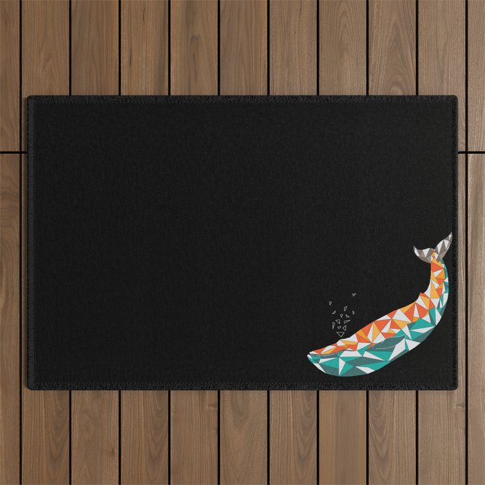 For the Love of Whales Outdoor Rug