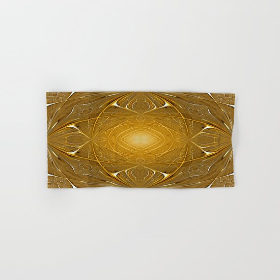 Gold ornament Hand & Bath Towel