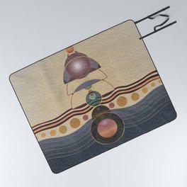 Abstract sunset Picnic Blanket