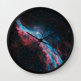 Veil Nebula Wall Clock