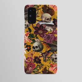 Vintage & Shabby Chic - Floral and Skull Gothic Pattern Android Case
