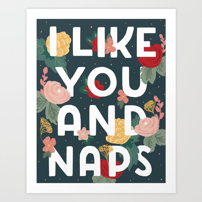 Like You and Naps (Blue) Kunstdrucke Like You and Naps (Blue) Kunstdrucke