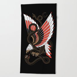 Americana - Eagle & Serpent Beach Towel