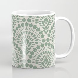 Art Deco Sage Green Boho Mug