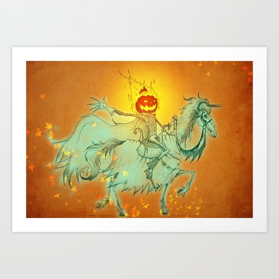 Pumpkin King Art Print