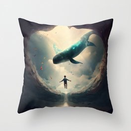 Outside Dimensions Throw Pillow