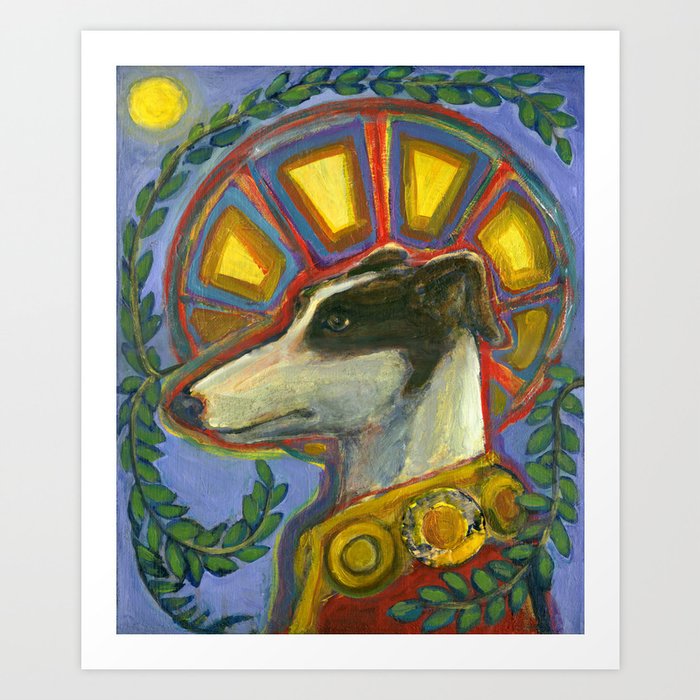St. Guinefort the Greyhound Art Print