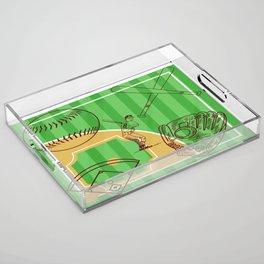 Pro Baseball Acrylic Tray