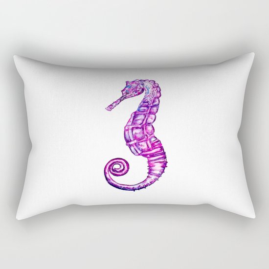 Sea Horse Rectangular Pillow