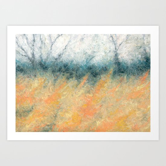 The Day's Deal With The Coming Night Art Print
