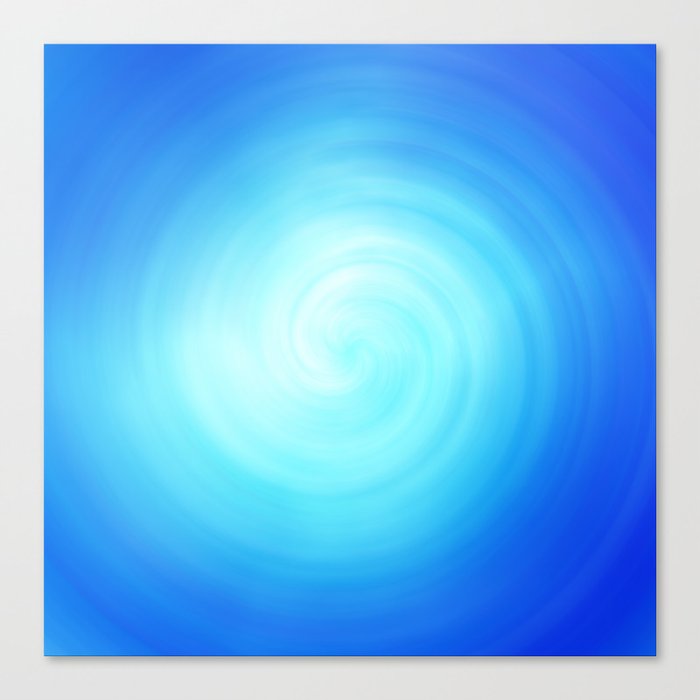 Blue Circle Canvas Print