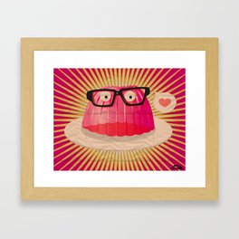 Disguise In Love With You Framed Art Print