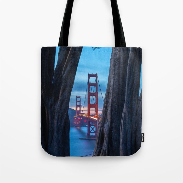Golden Gate at Dusk Tote Bag