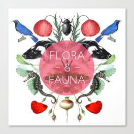 Flora & Fauna Canvas Print