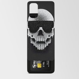 Pixelized Ubercool Skull Android Card Case