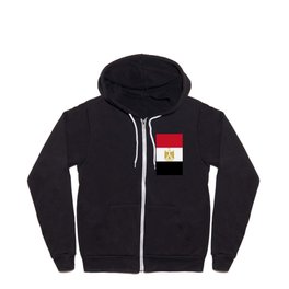 Egypt Flag Zip Hoodie