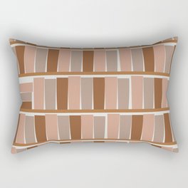 bookshelf (brown tone family) Rectangular Pillow