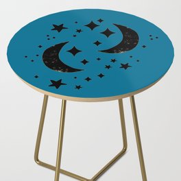  Moon and Stars Blue Side Table