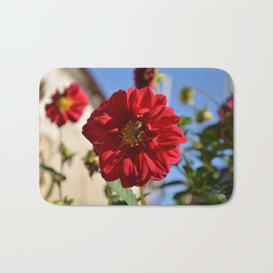 Summer flower Bath Mat