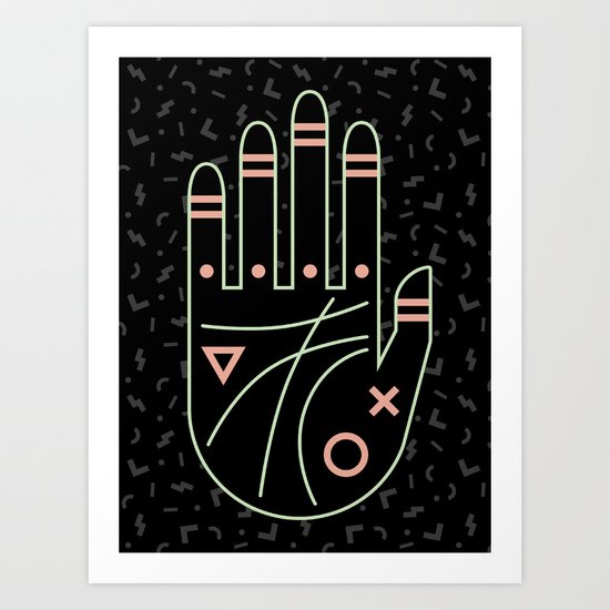 Palmistry Art Print by LordofMasks | Society6 Palmistry Art Print by LordofMasks | Society6