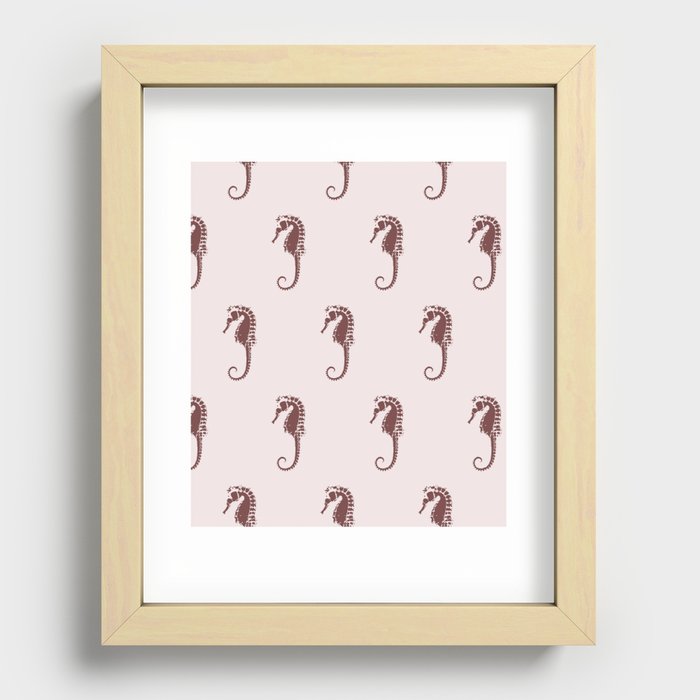 Seahorse Recessed Framed Print
