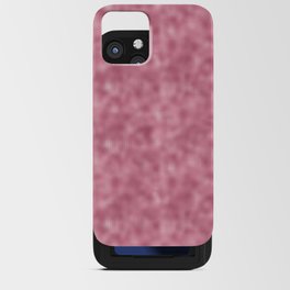 Glam Pink Metallic Texture iPhone Card Case