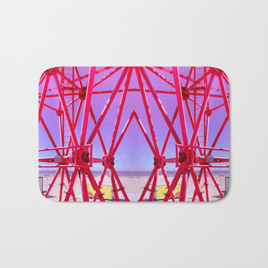 Red Iron Bath Mat