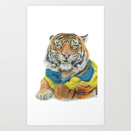 Ukrainian Tiger Art Print