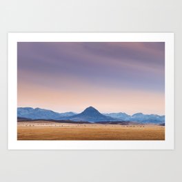 The Rocky Mountain Front Art Print