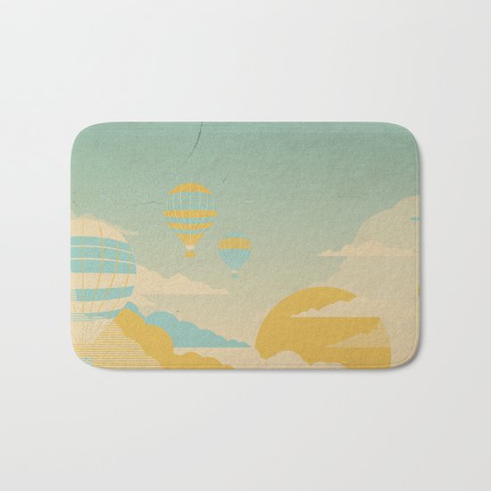 In The Clouds Bath Mat